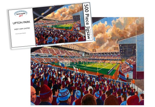 Upton Park Stadium Fine Art Jigsaw Puzzle - West Ham United FC Upton Park Stadium Fine Art Jigsaw Puzzle - West Ham United FC